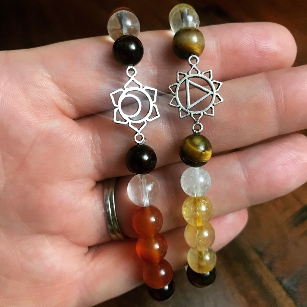 Sacral & Solar Plexus Chakra Bracelet Set